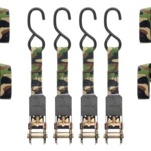 MUDDY MUD-SDRS8-4PK   1"X8' STD DUTY RATCHET STRAP