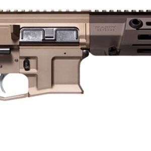 Maxim Defense MXM49700 PDX SD 5.56 NATO 20+1 5.50" Arid Brown Integrated Suppressor Barrel, Arid Brown Aluminum Receiver w/Picatinny Rail, M-Slot Handguard,Arid Brown Polymer Maxim CQB Brace, Polymer