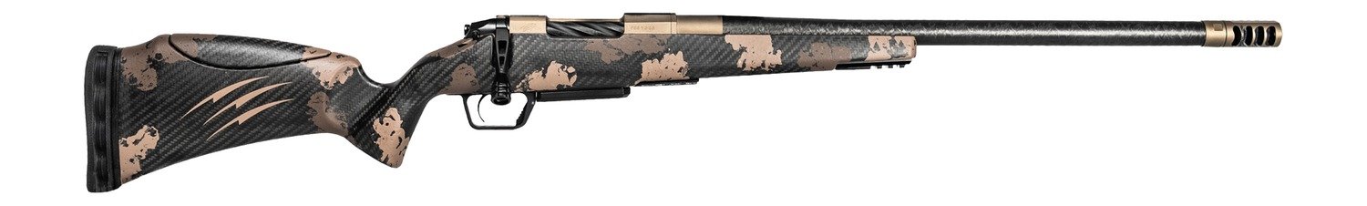 Fierce Firearms ROGSCMX22CM20BRS Carbon Mini Rogue XP 22 Creedmoor 3+1 20" Carbon Fiber Match Grade Barrel, Smoked Bronze Cerakote Steel Drilled & Tapped Receiver, Sonora Ambush Camo Adj Comb & BiPod