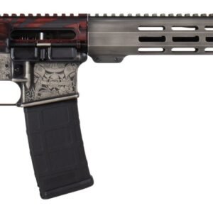 Shark Coast Tactical 300-054-1000-04 Bushido  5.56 NATO 30+1 16" Black Nitride Threaded Barrel, Engraved Aluminum Receiver w/Picatinny Rail, M-LOK Handguard, Magpul Collapsible Black Polymer Stock, Ma