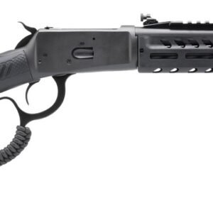 Rossi 920441613-TBRP R92  44 Mag 8+1 16.50" Black Cerakote Alloy Steel Threaded Barrel & Drilled & Tapped Receiver, Black Fixed Wood Stock