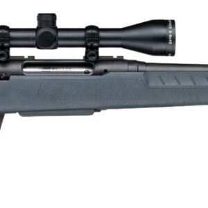 Savage Arms 33181 Axis 2 XP 270 Win 4+1 20" Matte Black Carbon Steel Threaded Barrel & Drilled & Tapped Receiver, Gray Synthetic Fixed w/Pistol Grip Stock, 3-9x40mm Duplex Scope, Right Hand