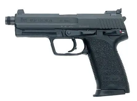 H&K USP9T TACTICAL HGA 9MM 4.86" BBL BLACK V1 DA/SA 2/15RD MAGS