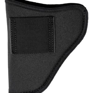 Uncle Mike's 21112 GunMate Hip Holster IWB Size 12 Black Tri-Laminate Belt Clip/Belt Loop Compatible w/Glock Fits 4-5" Barrel Belt 2" Wide Ambidextrous