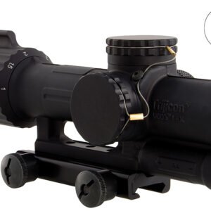 Trijicon 1600004 VCOG 1-6x 24mm Obj 95-15.90 ft @ 100 yds FOV Matte Black Finish LED Illuminated Red Segmented Circle w/Crosshair 308 175gr W/TA51 Mount