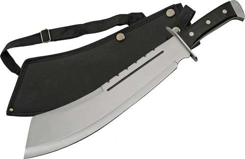 926948BK.jpg SZCO RITE EDGE 13.5" BLACK - BULLY MACHETE SS BLADE W/SHTH