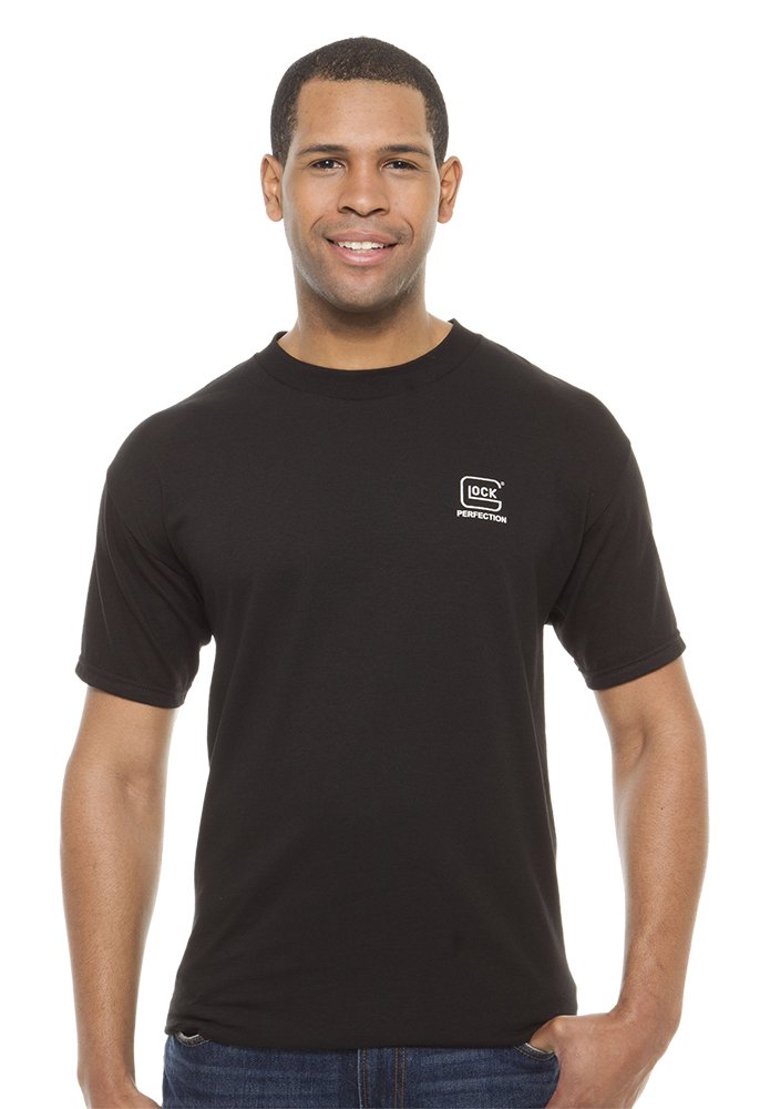 Glock AA11002 Perfection  Black Pre-Shrunk Cotton Short Sleeve XL