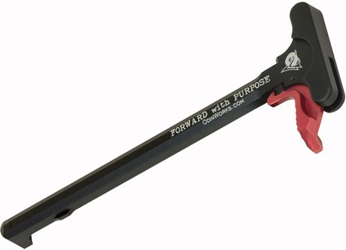 ACCCHXCHRED.jpg ODIN EXTENDED CHARGING HANDLE - RED FOR AR-15