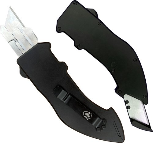 TEMPLAR UTILITY RAZOR OTF - SQUIRE BLACK WITH 5 BLADES
