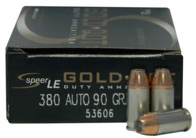 CCI 380 Auto Speer Gold Dot CCI53606 90 gr JHP 50 rounds - Speer