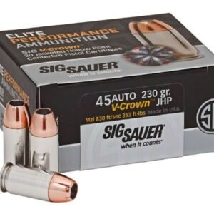 SIG 45AP 230GR V-CROWN 20RD