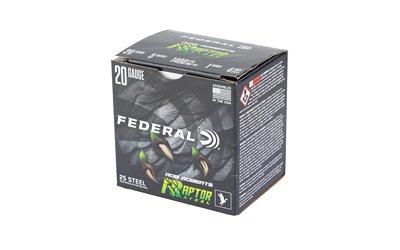 FED RAPTOR STEEL 20GA 3" 1OZ #4 25 - Image 3