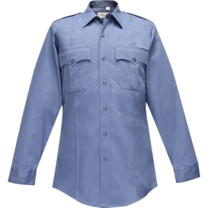 Duro Poplin Long Sleeve Shirt w/ Sewn-In Creases