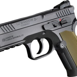 CZ CUSTOM SHADOW 2 COMPACT - CUSTOM 9MM 4" 15RD BLACK GREEN