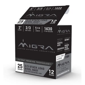 MIGRA STAXD STEEL 12GA 3 1.25OZ #2-3 25/10
