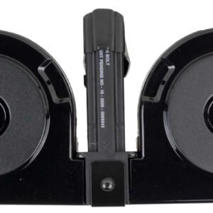 RWB DRUM AR-15 5.56 BLK WITH BLACK COVER 100RD
