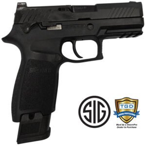 P320 M18 9MM 3.9 inch barrel 1-17 Round and 2-21Round Mags Black with Night Sigh