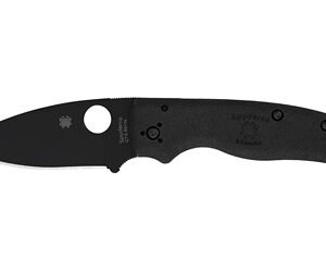 SPYDERCO SHAMAN LW 3.58" BLK PLAIN