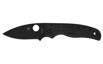 SPYDERCO SHAMAN LW 3.58" BLK PLAIN