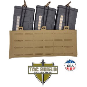 RZR Molle Speedload Rifle Magazine Pouch 6.8/7.62 Triple Coyote
