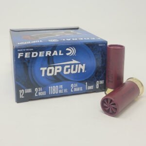 Federal 12 Gauge Ammunition Top Gun TG1218 2-3/4" 8Shot 1oz 1180fps Case of 250 Rounds