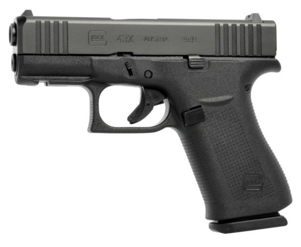 GLOCK G43X 9MM BLK 3.39" 15+1 FS FR