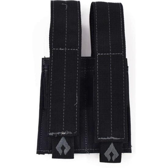 Advance Warrior Solutions Pistol Double Mag Pouch Black