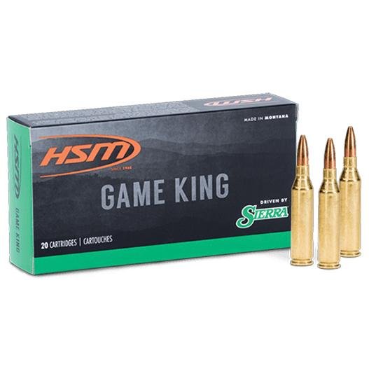 https3A2F2Fmedia.chattanoogashooting.com2Fimages2Fproduct2FHEHSM300SAVAGE6N2FHEHSM6REM4N.jpg HSM GameKing Rifle Ammunition .300 Savage 150gr SP 20/ct
