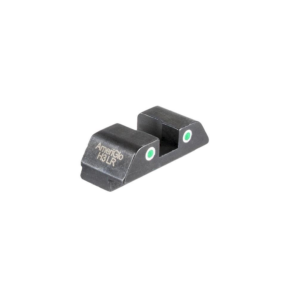 https3A2F2Fmedia.chattanoogashooting.com2Fimages2Fproduct2FKQGL8430R2FKQGL8430R-1.jpg Ameriglo Tritium 2-Dot Rear Handgun Sight for Glock 42/43/43x/48 Green with White Front