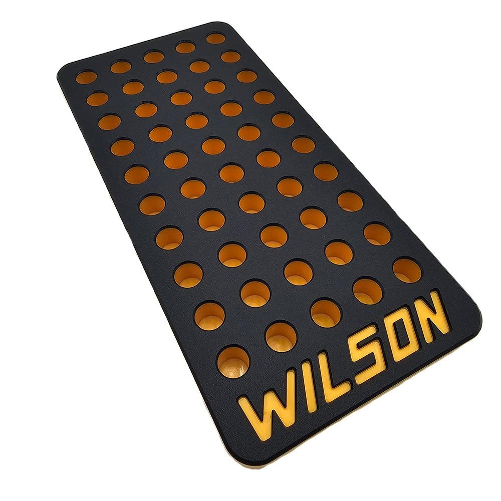 https3A2F2Fmedia.chattanoogashooting.com2Fimages2Fproduct2FLWW50PBY122FLWW50PBY12-1.jpg L.E. Wilson Reloading Tray .473" 50 Hole Black/Yellow