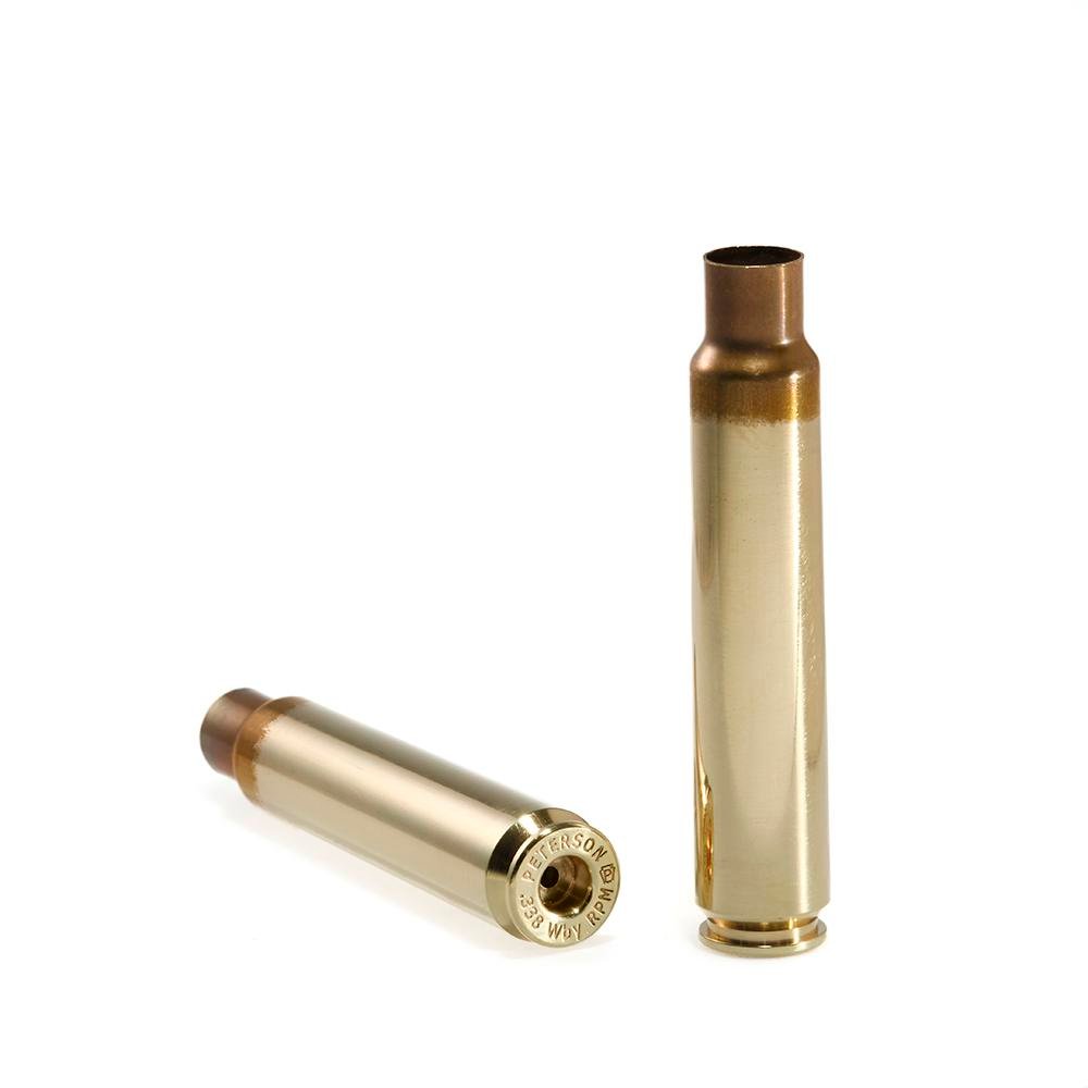 Peterson Unprimed Rifle Brass 338 Weatherby RPM - 50/ct