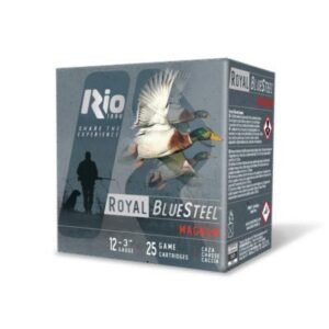 Rio Royal BlueSteel Magnum High Velocity Shotshell 12ga 3" 1-1/5oz 1450 fps #4 25/ct
