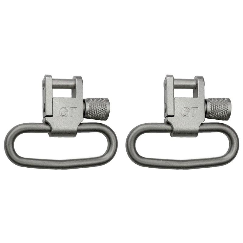 https3A2F2Fmedia.chattanoogashooting.com2Fimages2Fproduct2FXUGTSW042FXUGTSW04-1.jpg Grovtec 1.25" Locking Swivel Set Silver 2/ct