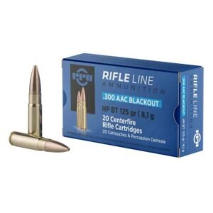 PPU 300AAC BLK OUT HPBT 125GR 20RD BOX 50 BOXES PER CASE