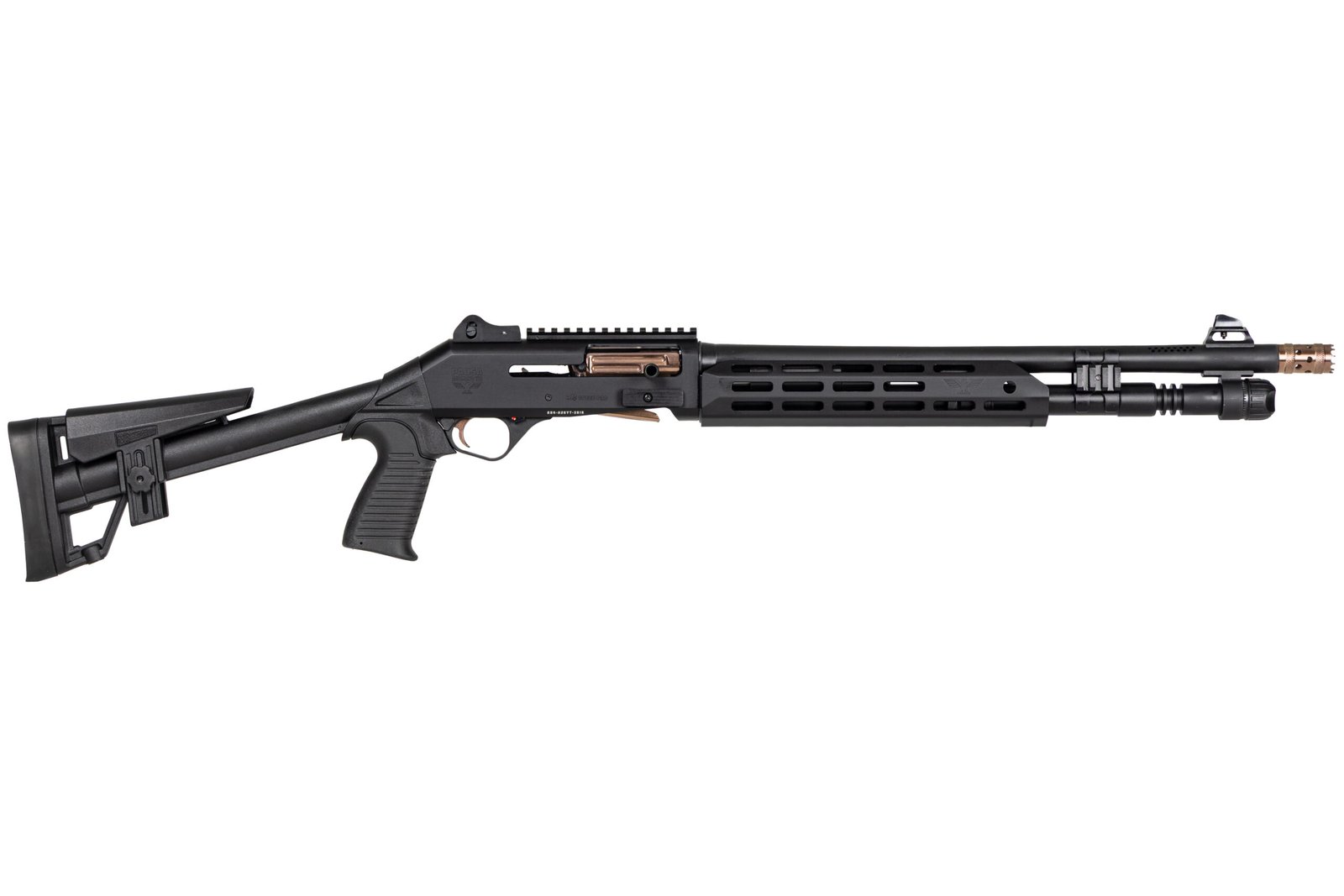 PANZER M4 SPEED PRO ARGO 12G S/A 3" 18.5" BBL, BLACK W/ BRONZE TITANIUM