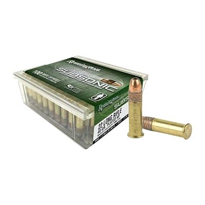 p_430103197_1.jpg 22 LONG RIFLE 40GR SUBSONIC HOLLOW POINT 100/BOX