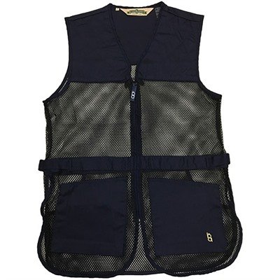 FULL MESH DUAL PAD SHOOTING VEST NAVY XL