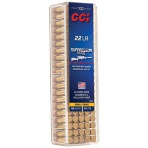 SUPPRESSOR MAX 22LR 45GR SEGMENTED HP 970 FPS 100/BOX