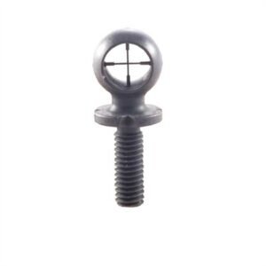 CROSSHAIRS DUPLEX HOODED FRONT SIGHT  BRASS BLACK