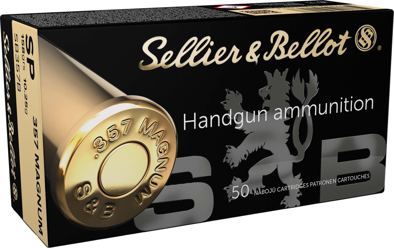 S&B 357 158GR SJSP 50RD