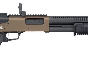 MOSSBERG 590R TACTICAL 12 GA 18.5IN BARREL 6RD BLACK CHISEL FOLDING STOCK W/ MIL SPEC BUFFER TUBE 50233