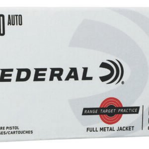 Federal RTP38095 Range & Target  380ACP 95gr Full Metal Jacket 50 Per Box/20 Case