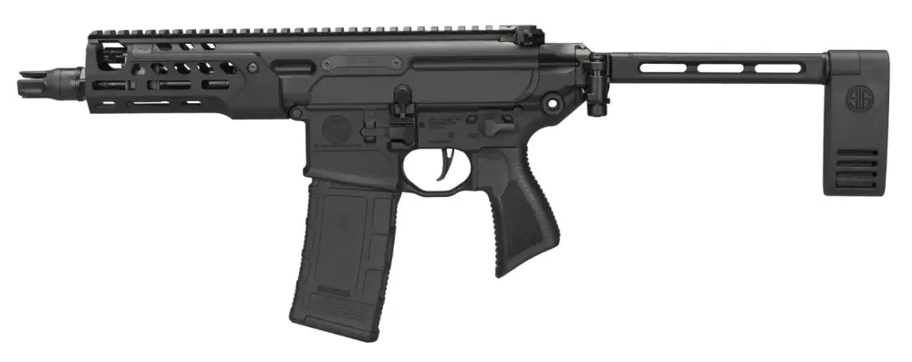 1076448-14303143.webp SIG SAUER MCX RATTLER LT HGA 300 BLACKOUT 6.75IN BBL BLACK FOLD PCB AL MLOK HG 1 30RD MAG