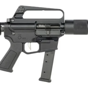 DPMS KITTY KAT G9 9MM PISTOL 8" A1 SLICK SIDE TUBE, CAR BRACE 1-33RD GLOCK MAG