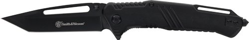S&W KNIFE EXTREME OPS 3" TANTO - W/GLASS BREAKER BLACK/BLACK - Image 2
