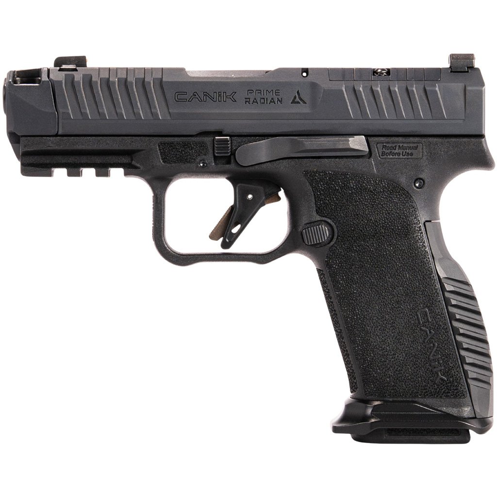 Canik METE MC9 Prime Radian Pistol 9mm 3.8 in. Black w/Radian Ramjet & Magwell 10 rd