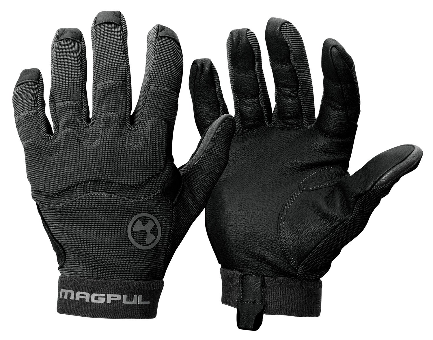 Magpul MAG1015-001 Patrol 2.0 Gloves Black Nylon/Leather Medium