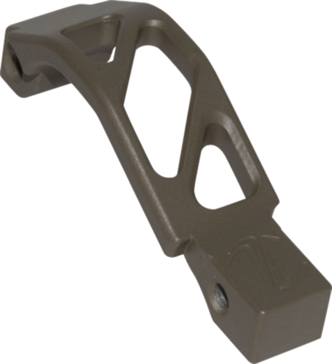 Timber Creek Outdoors AROTGFDE AR Oversized Trigger Guard Drop-In Flat Dark Earth Cerakote Aluminum For AR-Platform