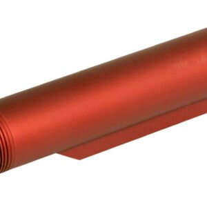 LBE Unlimited MBUF002RED Mil-Spec Buffer Tube  6 Position AR-15 Red