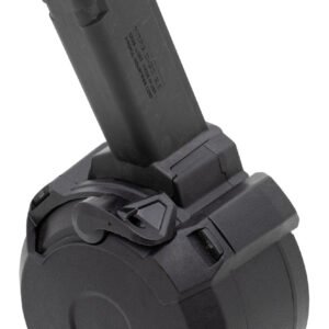 Magpul MAG1033BLK PMAG GL9 50rd Drum 9mm Luger Compatible w/Glock Black Polymer